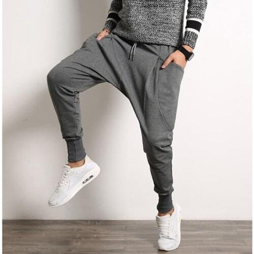 Casual Harem Pants Hip Hop Dance Sporty Hiphop Mens Sweat Pants Man Trousers Sweatpants Size M-5XL