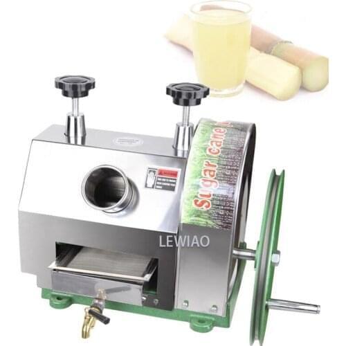 Hand Crank Sugarcane Juicer Stainless Steel Sugar Cane Machine Cane-Juice Squeezer Cane Crusher