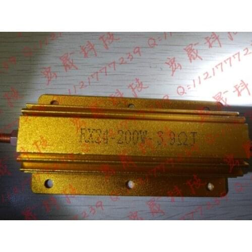 RX24-200W 3.9R 3.9 Ohm Watt Power Metal Shell Case Wirewound Resistor 3.9R 200W 5