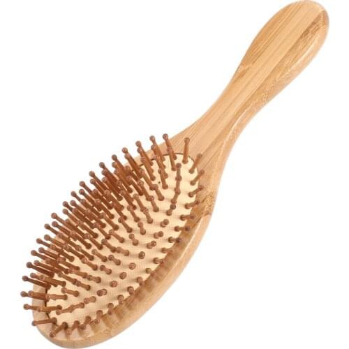 Pretty See Wooden Hair Brush Massage Comb Scalp Massage Brush Air Cushion Combs Anti-static Brush Comb