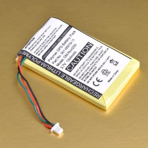 PowerTrust 1x 1300mAh 3.7V GPS Battery Replacement for Nuvi 200, 200W, 205, 205W 205WT, 250 252w, 265w Batteries