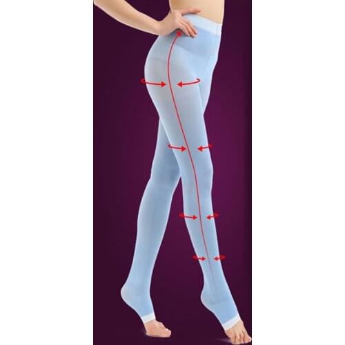 Medical Compression Pantyhose For Varicose Veins Stockings Compression Support Pantyhose Solid Thights