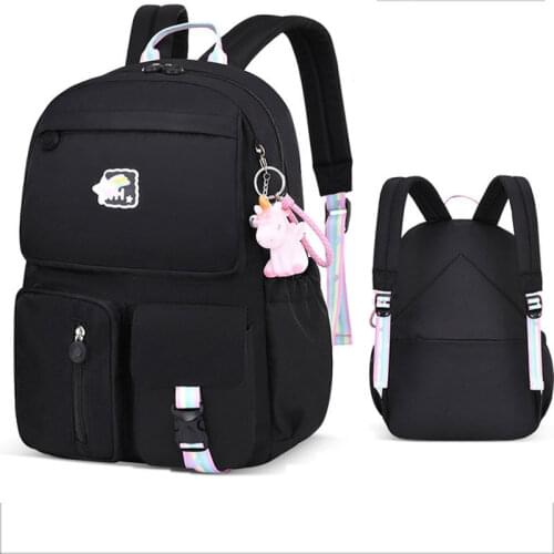 Waterproof Backpacks Kids Schoolbags Mochilas Fashion Rainbow Shoulder Strap School Bag For Teenagers Girls Childrens