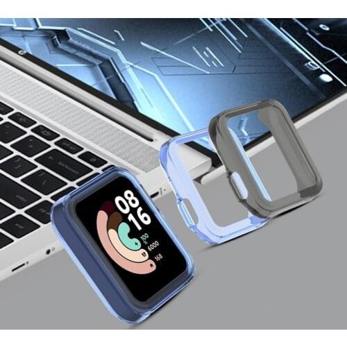 Watch Cover Case for Xiaomi Mi/Redmi Watch Lite TPU Screen Protector For Xiaomi Mi/Redmi Watch Lite TPU Cover