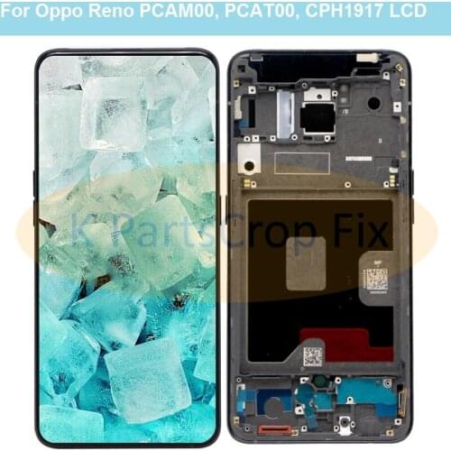 6.4" Original For Oppo Reno lcd PCAM00 PCAT00 CPH1917 LCD Display+Touch Panel Screen Digitizer For Oppo Reno LCD Display