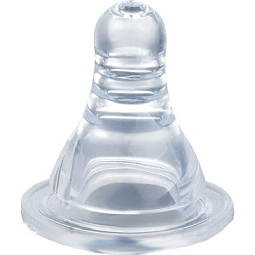 1pc Infant Baby Liquid Silicone Flexible Nipple Baby Standard Size Transparent Pacifier Bottle Accessories Mobile Phone Straps