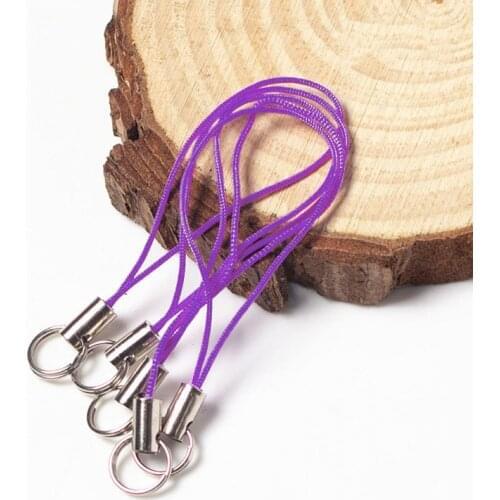 20/50/100Pcs Lanyard Holder Keychain Clasp Cords Rope DIY Keychains Hooks Cell Phone Strap Charms Bag Pendant Accessories