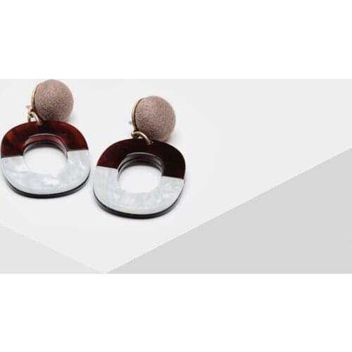 Amorita boutique acrylic fashion earrings free shipping