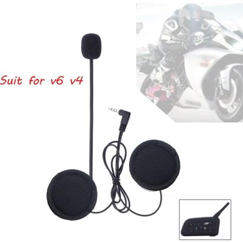 Accessories Bluetooth Headset Headphone Microphone For V4/V6 Motorcycle Helmet Intercom