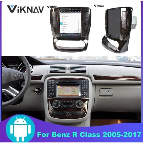 For Mercedes Benz R Class 2005-2011 2012 2013-2016 2017 Vertical Screen Car Radio Android Auto Multimedia Player Head Unit GPS