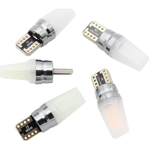 T10 CANBUS COB LED Car Light 194 168 W5W 12V Universal Auto Wedge Side Clearance Light Parking Lamp No Error