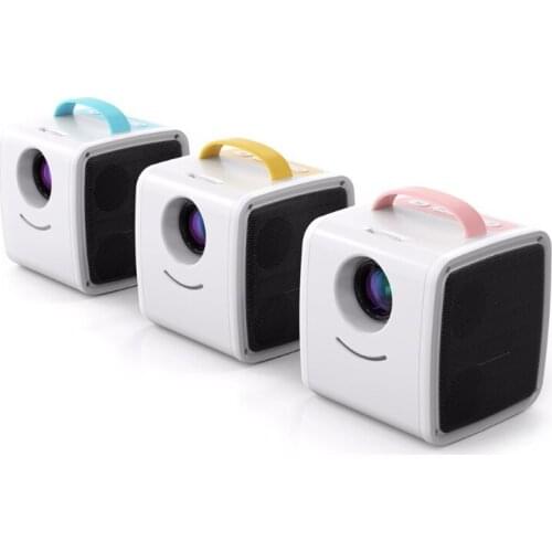 Household Projector with H D MI/ USB/ AV/Audio Port Support 1080P EU/UK/US Plug Support smartphone/ TV/ PC