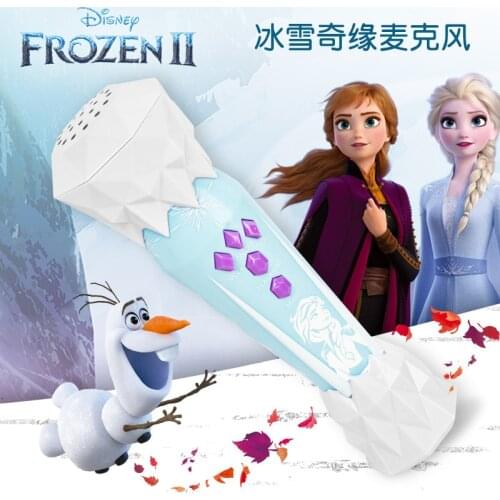 Disney frozen 2 princess girls microphone toy music singing microphone kids gift