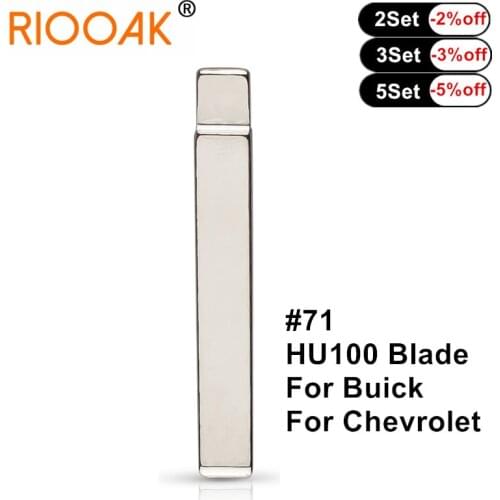HU100 #71 Flip KD Remote Key Blade For Buick Excelle GT Chevrolet CRUZE Cadillac for Opel