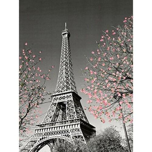 KEXINZU Full Square/Round Drill 5D DIY Diamond Painting "Eiffel Tower" Embroidery Cross Stitch 3D Rhinestone Home Decor Gift Y24