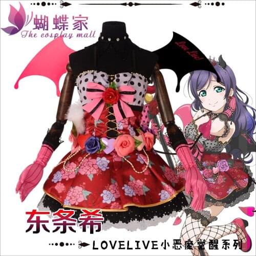 Love live! Little Devil Awaken Series Nozomi Tojo Devil ver cos Dress Cosplay Costume Halloween costume Free Shipping