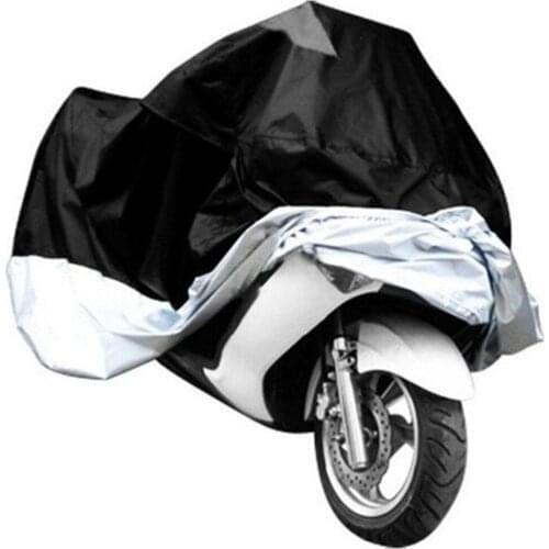 Motorcycle Motorbike Waterproof Water Resistant Rain UV Protective Breathable Cover Outdoor Indoor With Storage Bag Size XXXXL