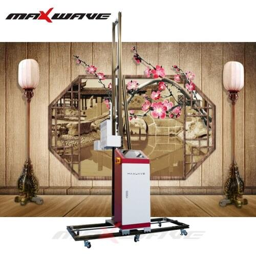 New 3d wall painting machine industrial dx7 high speed inkjet machine background wall automatic