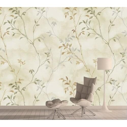 Natural Vintage Leaf Wall Paper 3d Photo Wallpaper Wallpapers for Living Room Walls Papers Home Decor 3 d Contact Murals Rolls