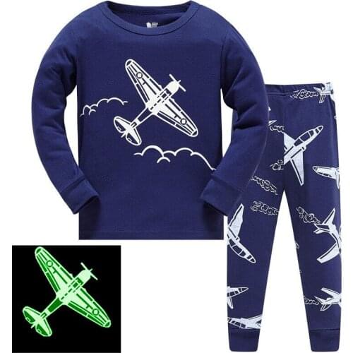 Baby Boys Rocket Pajamas Set Children Clothing Sleepwear 2020 Brand Cartoon Clothes Toddler Long Sleeve Cotton Spring Pijamas