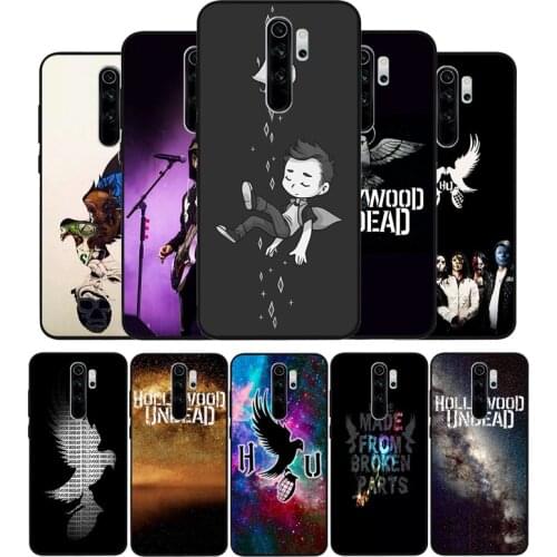 Hollywood Undead black Silicone Phone Case For Redmi note 9 8 7 Pro S 8T 7A Cover