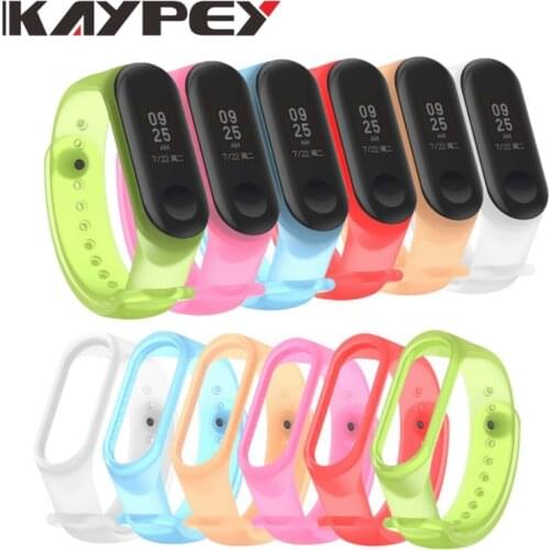 TPU Silicone Strap For Mi band 4 3 Replacement Bracelet For Xiaomi Mi Band 3 4 Replace Wristbands Accessories For Xiaomi Band 3