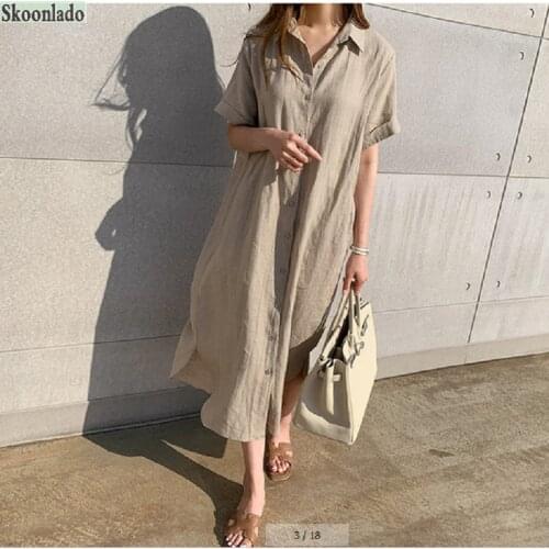Skoonlado Summer Dresses With Buttons