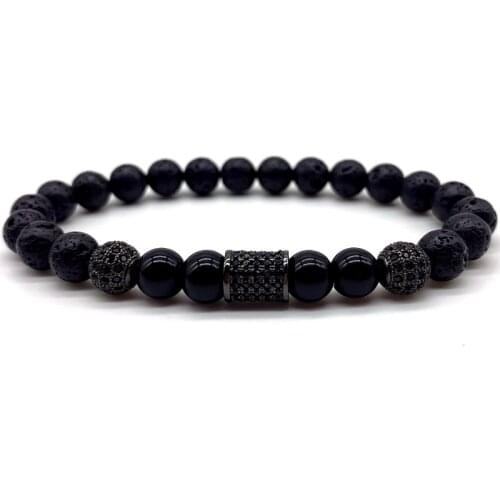 YIGECAN Black Bracelets