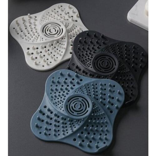 Anti-blocking Hair Catcher Hair Stopper Plug Trap Shower Floor Drain Covers Sink Strainer Filter Kitchen Bathroom Accessories