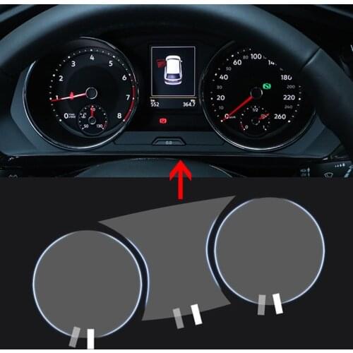 3 Pcs/set TPU Car Dashboard Paint Protective Glass Film Light Transmitting Scratchproof For Volkswagen VW Tiguan L 2017-2020