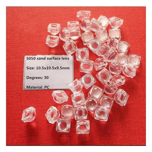 10 pcs 5050 SMD lens 10.5x10.5x9.5mm contour light wall washer light lens degrees 30