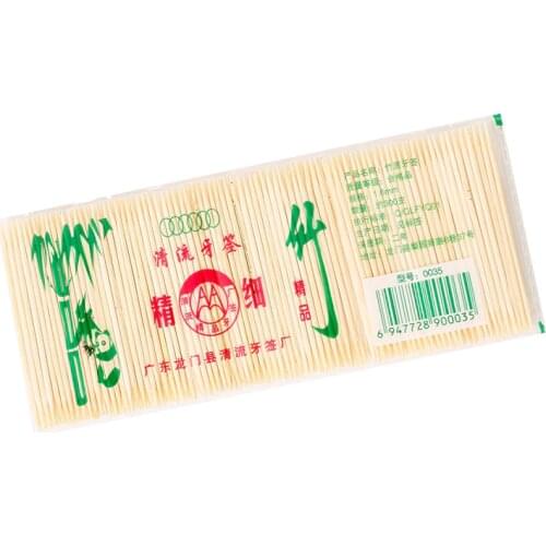 1000 Pcs Bamboo Toothpicks Oral Wooden Tooth Pick Care Bamboo Safe Double Sided Toothpick Party Olive Table Accessories