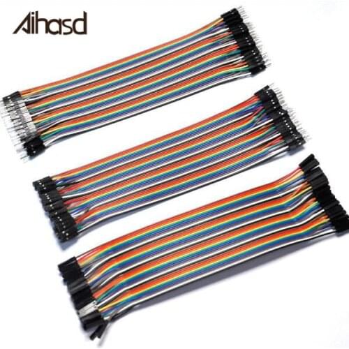 120pcs 20cm Male to Male, Female to Male, Female to Female Jumper Wire Connector Dupont Cable for Breadboard