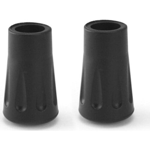 2PCS Wearable Rubber Cane Tip End Caps Hiking Stick Cap Outdoor Sports Use Hammers Trekking Pole Hiking Stick Sports Tide