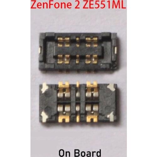 2pcs New Inner FPC Connector Battery Holder Port Plug Clip Contact for ASUS ZenFone 2 Series ZE551ML