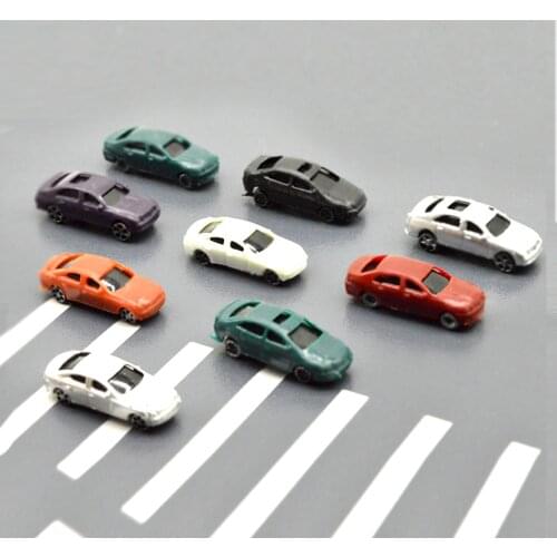 200pcs 1/200 Scale Model Car Miniature Toys Car For Architectural Diorama Building Road Landscape Sand Table Layout Plastic
