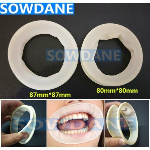 5 pcs Disposable Dental Lips and Cheeks Mouth Opener Latex Oral Rubber Dam for Teeth Whitening Dental Orthodontic Retractor