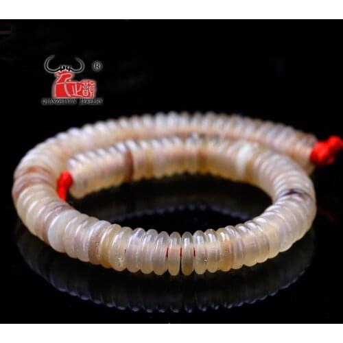 50PCS beads for jewelry making Natural yak horn spacer DIY buddhist beads and jewelry accessories.Hole 1.5mm