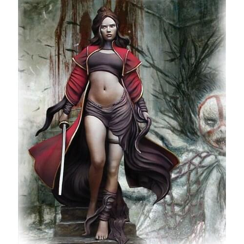 70MM LUNAS SOLDIER, Including the base, Resin Model figure GK, Ancient war theme, Unassembled and unpainted kit