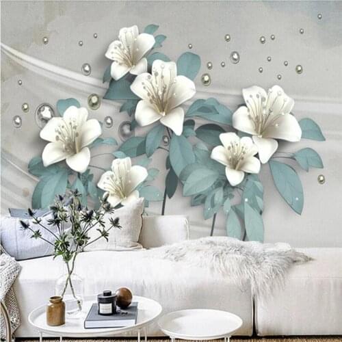 Custom wallpaper murals high quality waterproof material