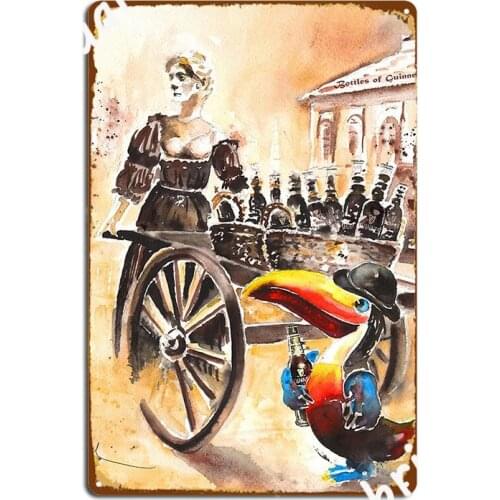 Ireland Molly Mallone Metal Sign Cave Pub Painting Décor Cinema Living Room Retro Tin Sign Poster