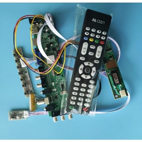 Kit For LP154W02-TL08/LP154W02-TL09 Controller board 1 CCFL LCD Digital HDMI Panel TV VGA USB remote 1680X1050 DVB-C DVB-T 30pin