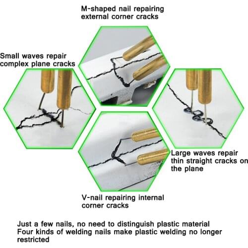 LK-702 Car Bumper Sheet Metal Cracking Repair Tool Crack Repair Welding Nail Machine Welding Tool Hand Can Press The Nail Root
