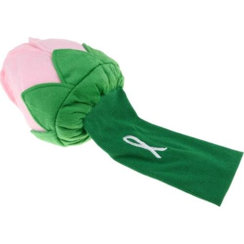 MagiDeal Novelty Rose Flower Universal Golf Wood Driver Head Cover Protection Headcover Accessories