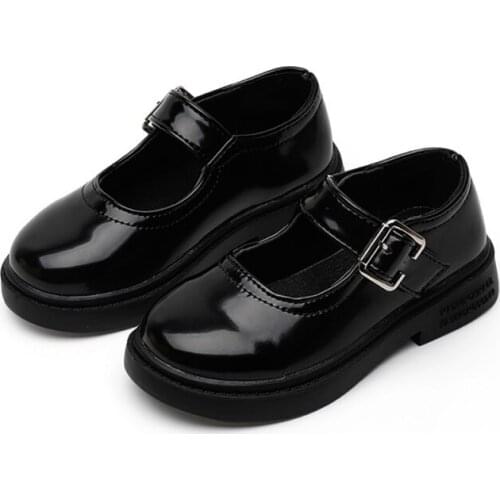 Bobora 1-10Y Spring Autumn Baby Girls College Style Casual Shoes Children Kids Anti-Slip PU Soft Footwear Free Shippping