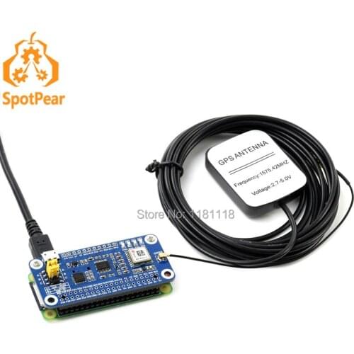 Raspberry Pi MAX-M8Q GNSS HAT for, Multi-constellation Receiver Support, GPS, Beidou, Galileo, GLONASS