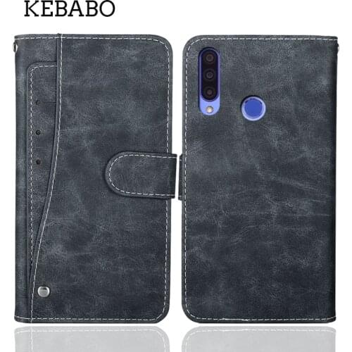 Luxury Wallet Vsmart Joy 3+ Plus Case 6.52" Vintage Flip Leather Phone Business Bag Protective Cover For Vsmart Joy 3+ Case