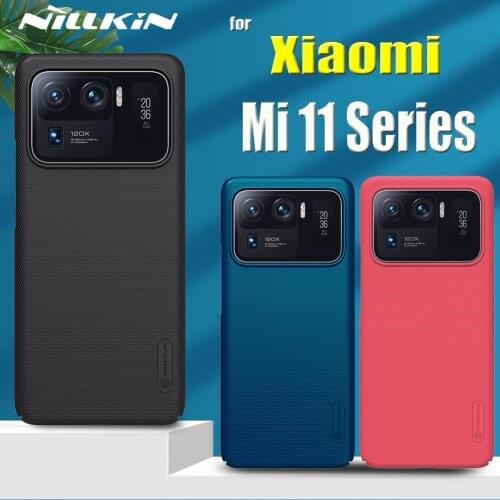 Nillkin Frosted Shield Hard PC Phone Back Plastic Cover Case for Xiaomi Mi 11 Ultra 5G Mi11 Pro M11 Lite 4G Mi 11X Pro 11i