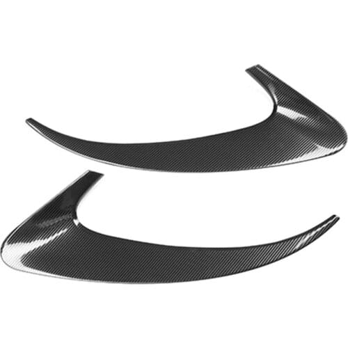 Carbon Look Effect Headlight Cover Eyelid Eyebrow for 2016-2020 Porsche 718 Cayman