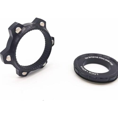 Bicycle Hub Center Lock 6-bolt Center Lock Adapter Mountain Bike Disc Brake Rotor barrel shaft Hub Center lock